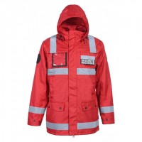 PARKA_SSIAP_ROUGE_Bandes_Rétro_réfléchissantes